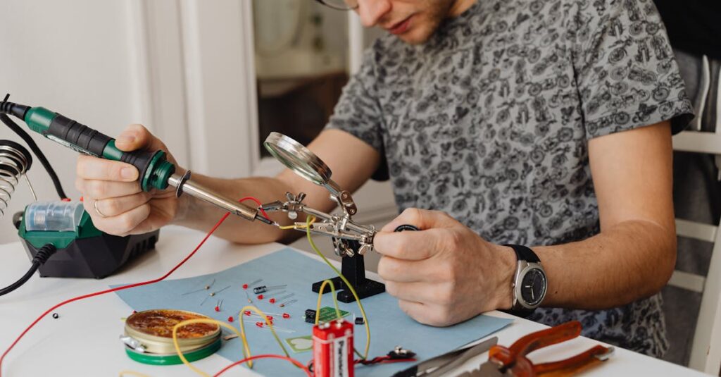 électricien qualifié offrant des services professionnels de réparation, d'installation et de maintenance électrique. contactez-nous pour des solutions fiables et sécurisées.