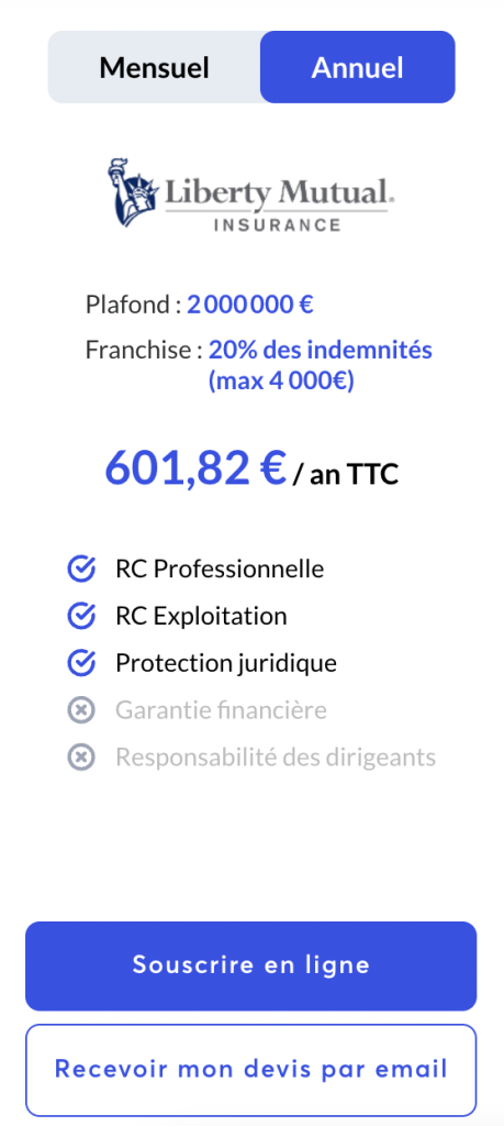 obtenez rapidement un devis pour votre assurance responsabilité civile professionnelle. comparez les offres adaptées à votre activité et protégez-vous efficacement contre les risques liés à votre profession.