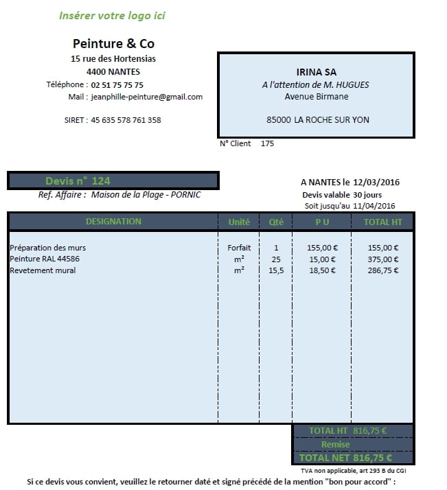 découvrez comment créer facilement des devis et factures professionnels avec excel pour auto-entrepreneurs. simplifiez la gestion de votre activité et assurez-vous d'être en conformité avec les exigences légales.