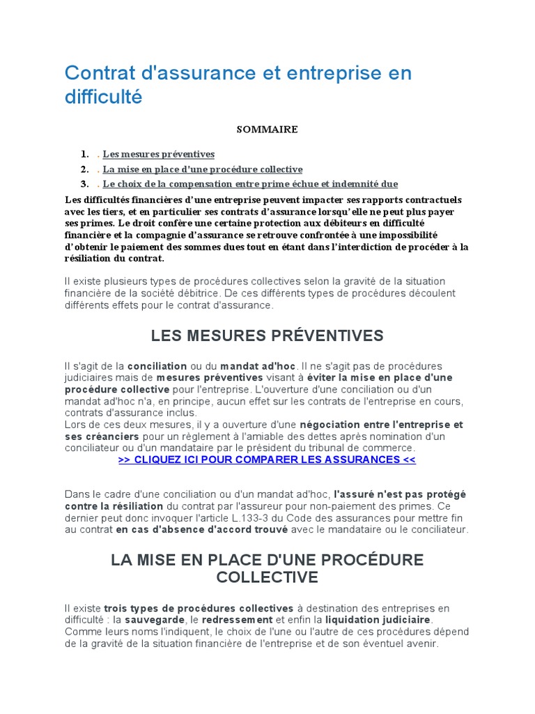 découvrez comment choisir le contrat d'assurance idéal pour votre entreprise, en tenant compte de vos besoins spécifiques, des types de garanties disponibles, et des conseils d'experts pour optimiser votre protection.